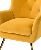 Sillón Isabelle de Terciopelo con Respaldo Alado