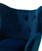 Sillón Isabelle de Terciopelo con Respaldo Alado