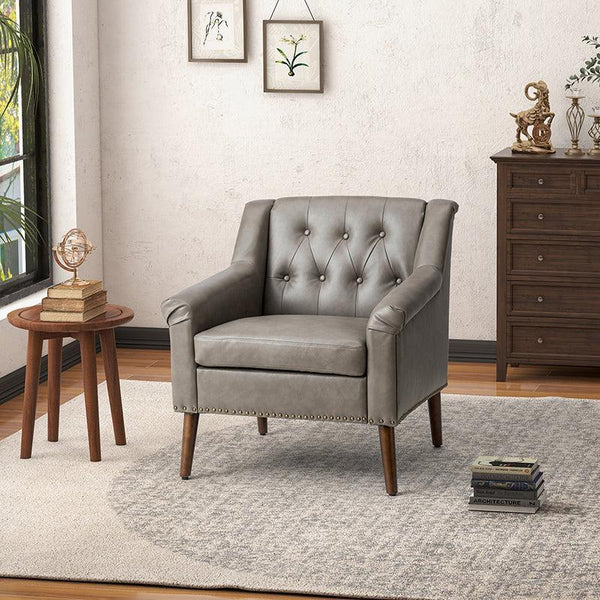 Reeves Vegan Leather Armchair - Hulala Home