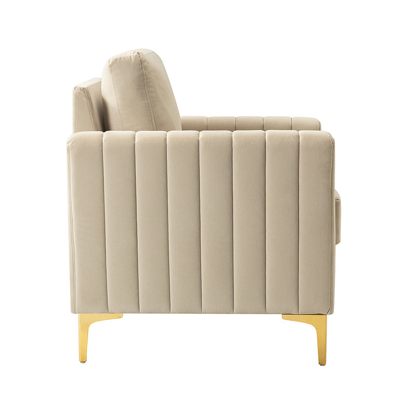 Didyme Velvet Club Chair - Hulala Home