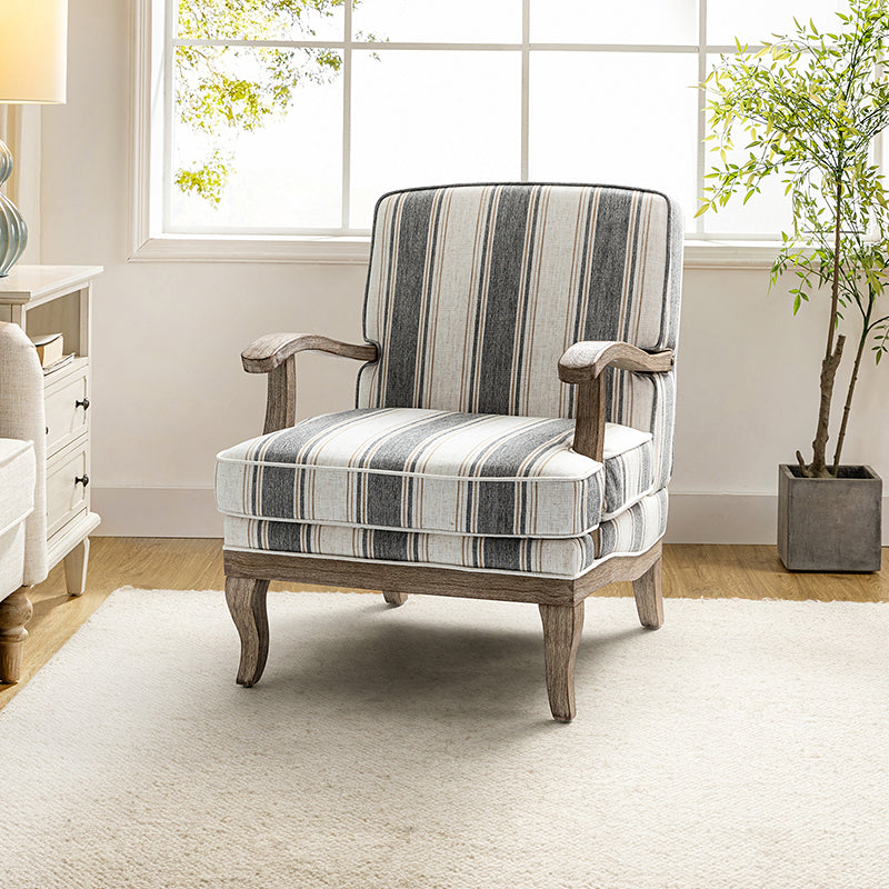 Sillón de rayas románticas de Randolph