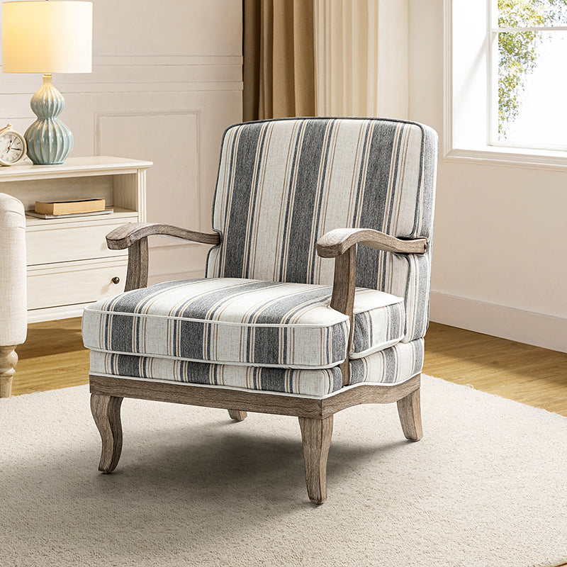 Sillón de rayas románticas de Randolph