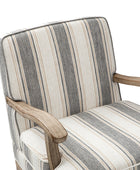 Sillón de rayas románticas de Randolph