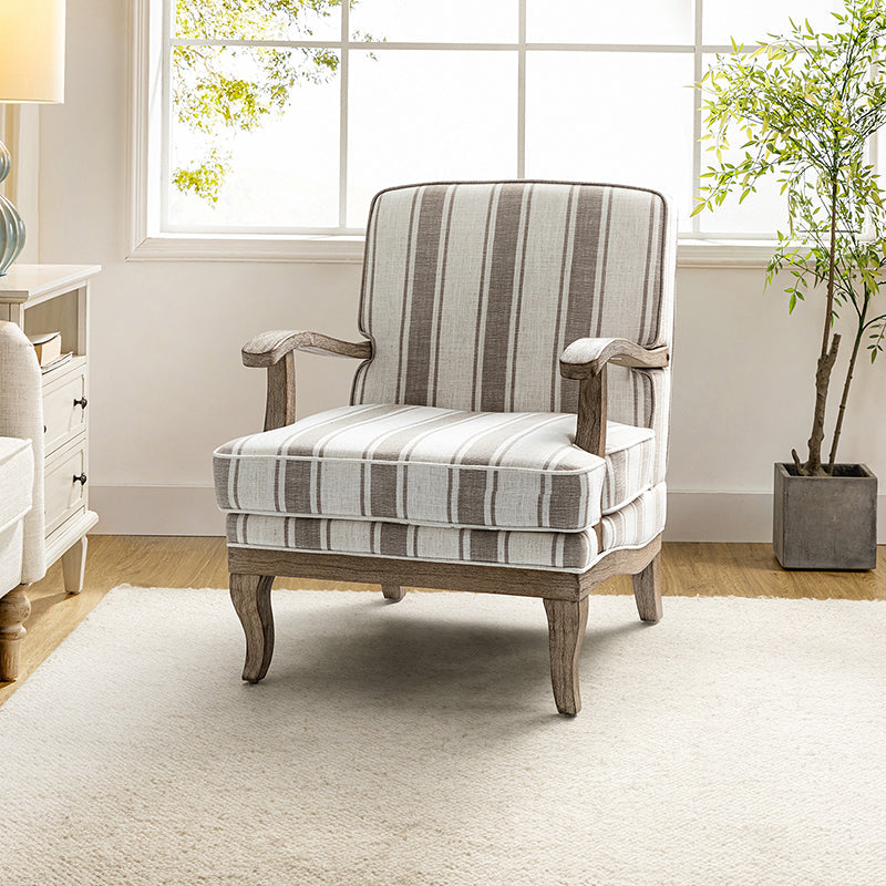 Sillón de rayas románticas de Randolph