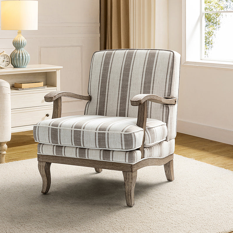 Sillón de rayas románticas de Randolph