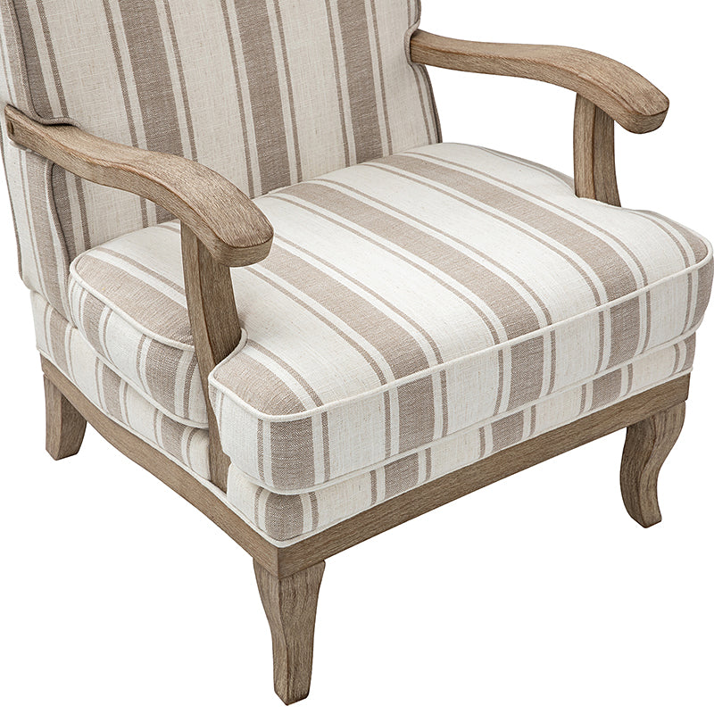 Sillón de rayas románticas de Randolph