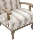 Sillón de rayas románticas de Randolph
