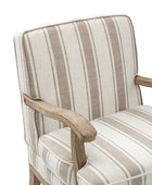 Sillón de rayas románticas de Randolph