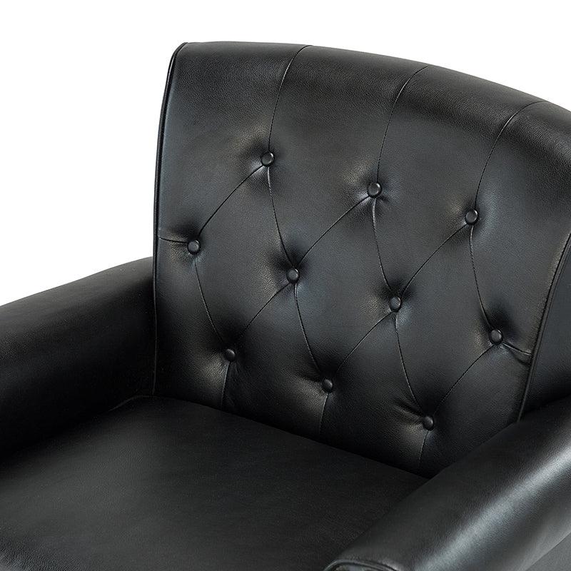 Deniz Vegan Leather Armchair - Hulala Home