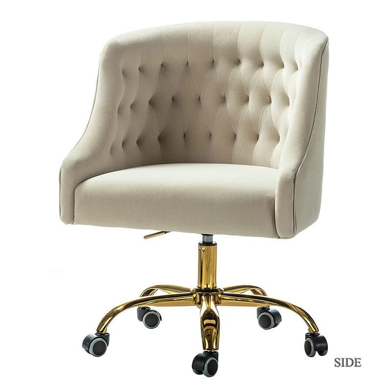 Penelope Velvet Tufted Office Chair - Hulala Home