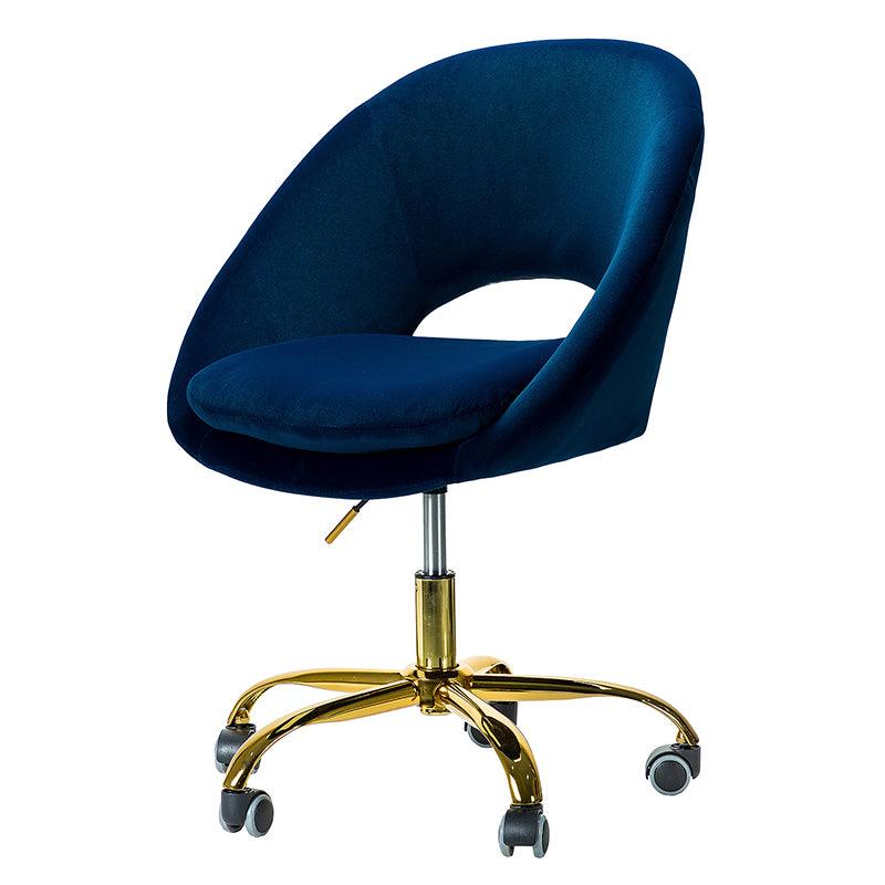 Ramona Velvet Upholstered Office Chair - Hulala Home