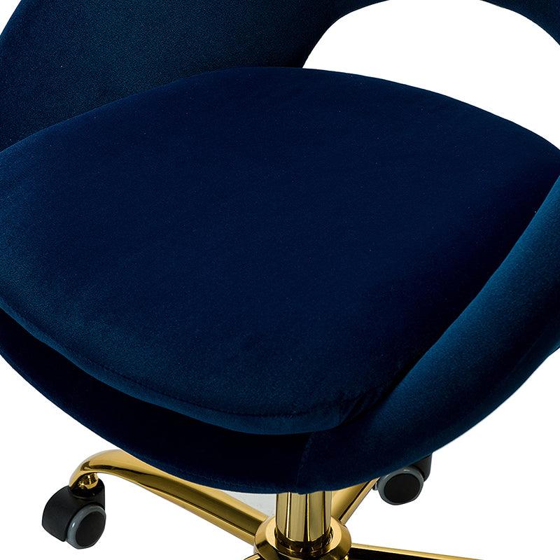 Ramona Velvet Upholstered Office Chair - Hulala Home