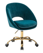 Ramona Velvet Upholstered Office Chair - Hulala Home