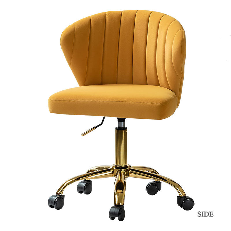 Silla de oficina de terciopelo Concha Ergonómica Chandra