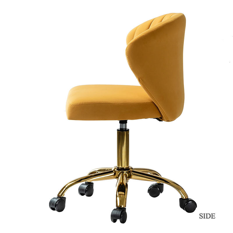 Silla de oficina de terciopelo Concha Ergonómica Chandra