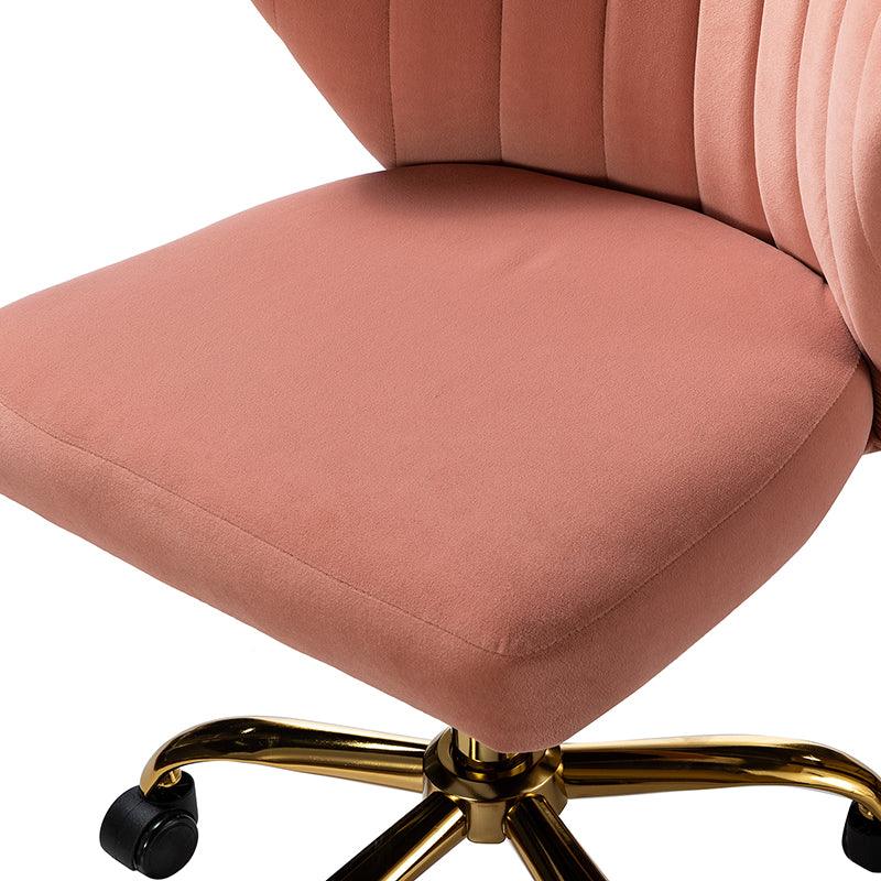 Chandra Velvet Office Chair - Hulala Home