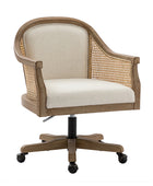 Silla de tareas de Audrey con Rattan Arms