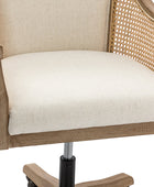 Silla de tareas de Audrey con Rattan Arms
