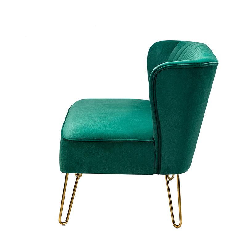 Ainhoa Velvet Loveseat with Hairpin Legs - Hulala Home