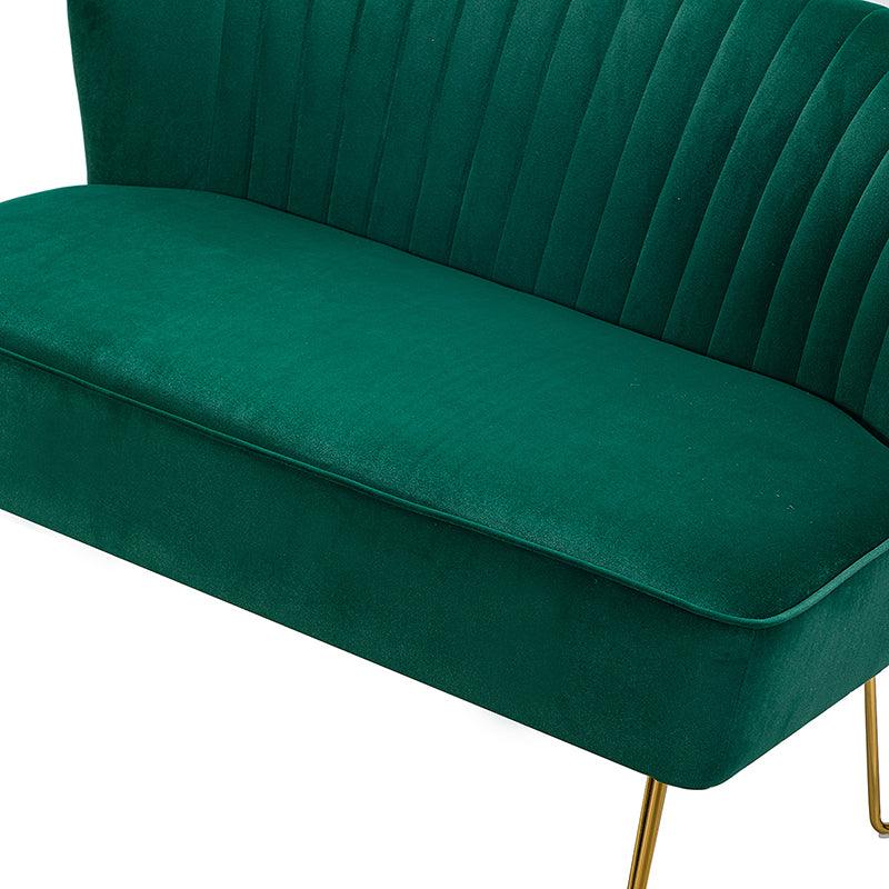 Ainhoa Velvet Loveseat with Hairpin Legs - Hulala Home